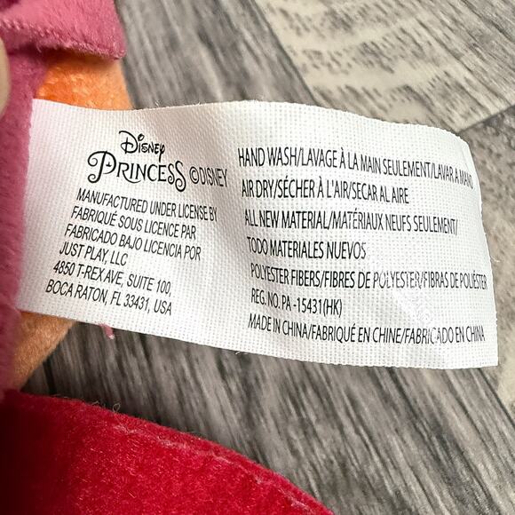 Disney Princess Sebastian Plush Little Mermaid Crab Lobster Just Play 12” Toy - Picture 3 of 4